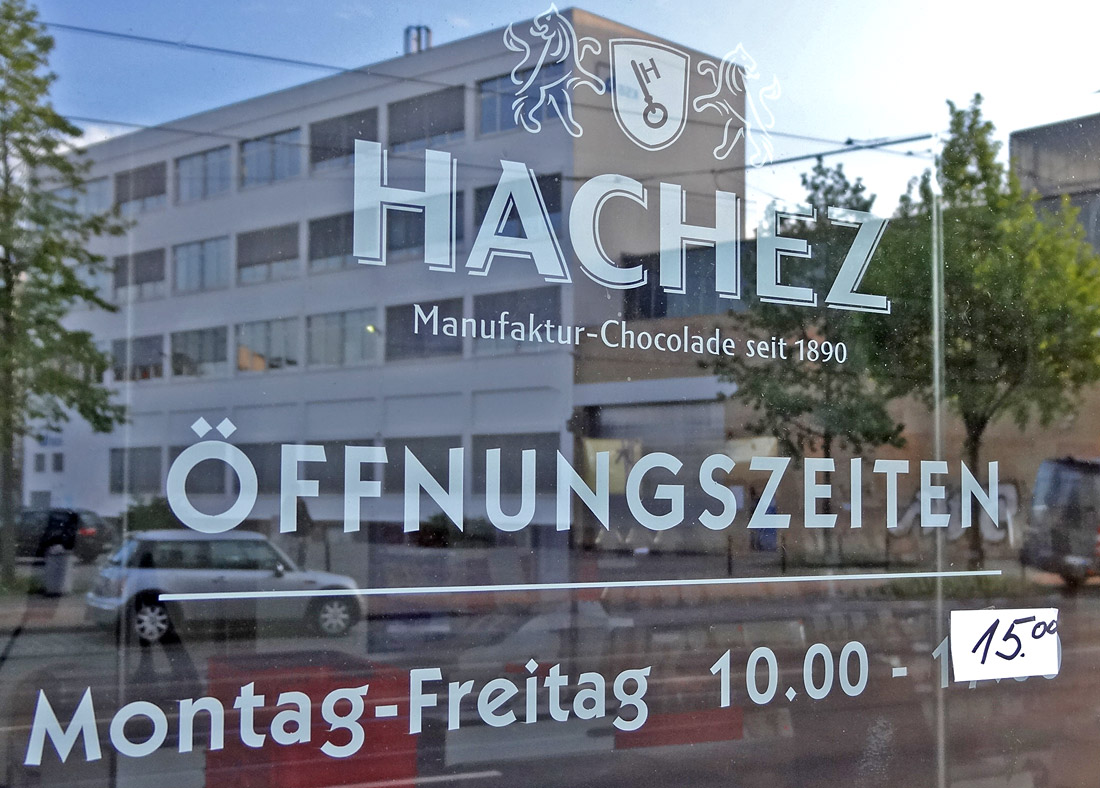 Hachez Manufaktur-Shop in der Neustadt Bremen
