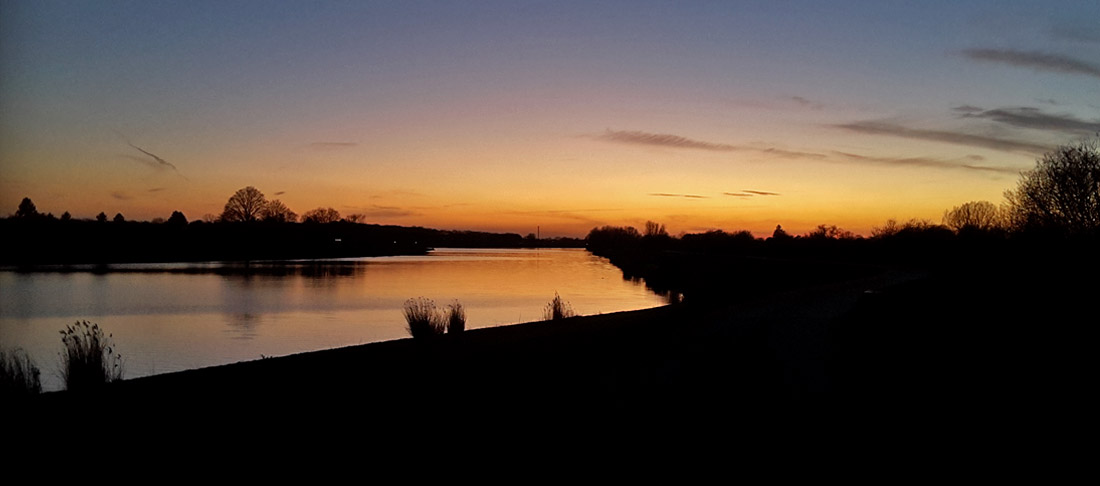 Sonnenuntergang am Werdersee