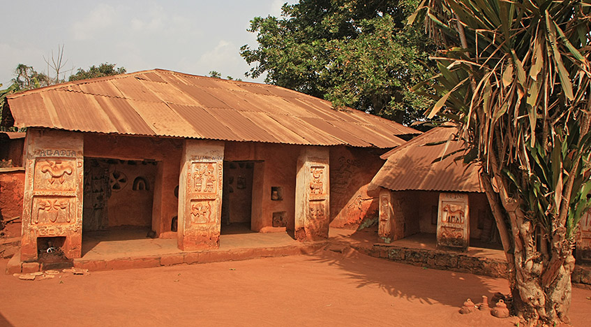 Voodoo-Tempel in Abomey