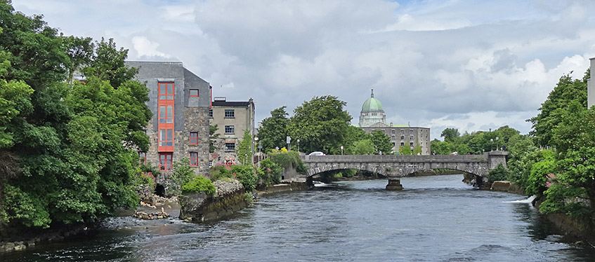 Galway - Blick auf die Kathedrale