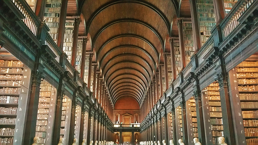 Bibliothek im Trinity College Dublin