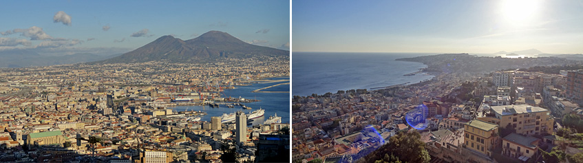 Aussicht von St. Elmo - Blick auf Neapel