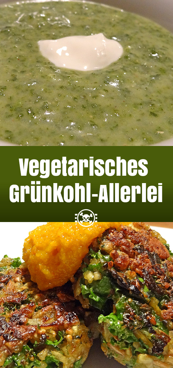 Vegetarisches Grünkohl-Allerlei - Pinterest-Vorlage