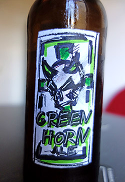 Greenhorn - mal mit gemaltem Etikett