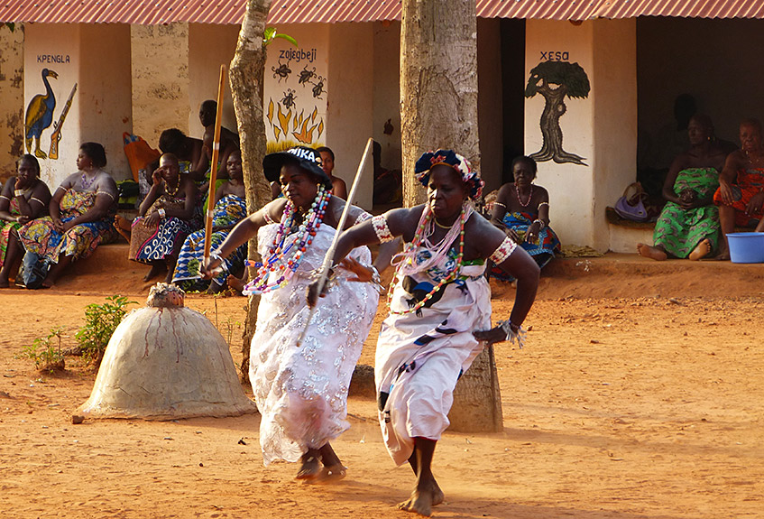 Zeremonie in Abomey Benin