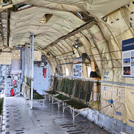 Innenaufnahme der Transall in Rotenburg Wümme