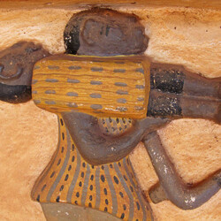 Amazone mit Opfer Amazone mit Opfer