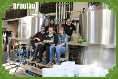 Grünhopfenbier Grüner Kuckuck - Brautag Grünhopfenbier Grüner Kuckuck - Brautag