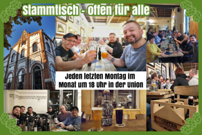 Heimbrauer-Stammtisch in der Union-Brauerei Heimbrauer-Stammtisch in der Union-Brauerei