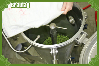 Grünhopfenbier Grüner Kuckuck - Brautag Grünhopfenbier Grüner Kuckuck - Brautag