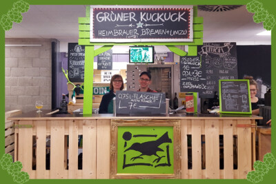 Der Stand kurz vor der Eröffnung Der Stand kurz vor der Eröffnung